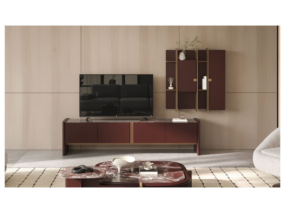 Beyaz Modern TV Ünitesi