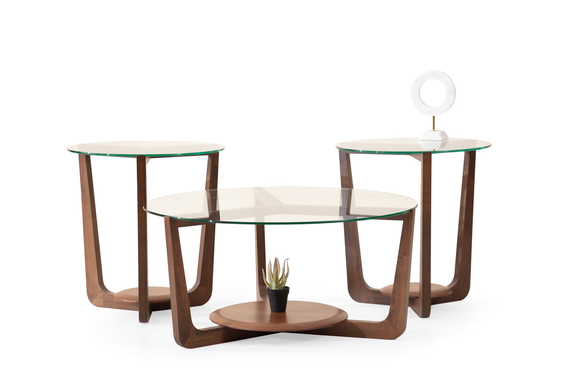 072-073 Walnut Orta Sehpa